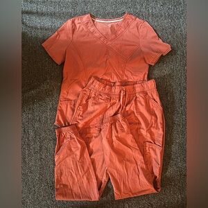 Burnt Orange Scrubstar Set